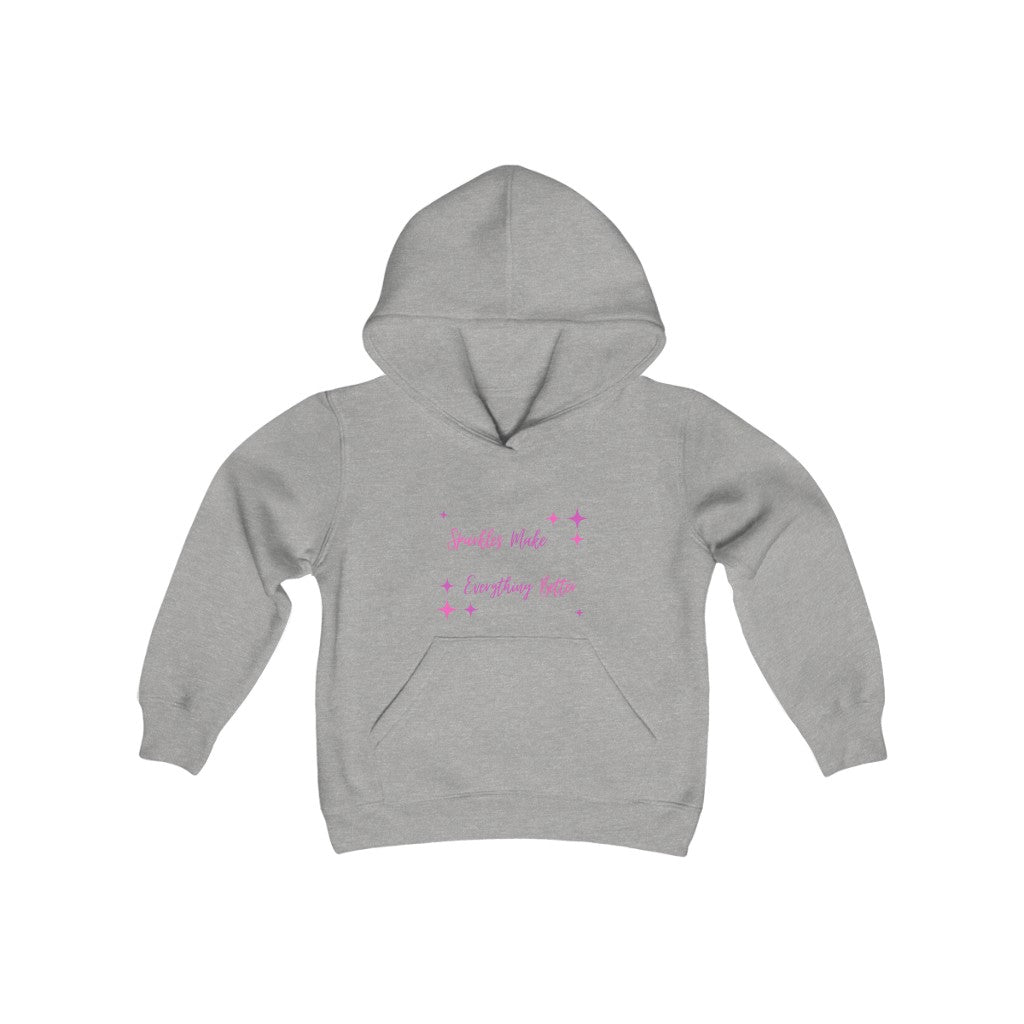 Sparkles Make Everything Better youth hoodie