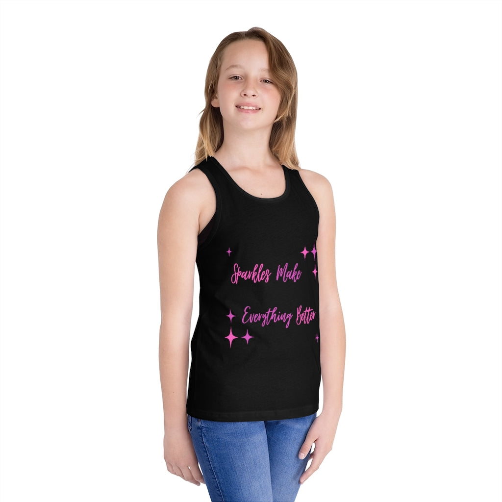 Sparkles Make Everything Better Kid's Tank Top