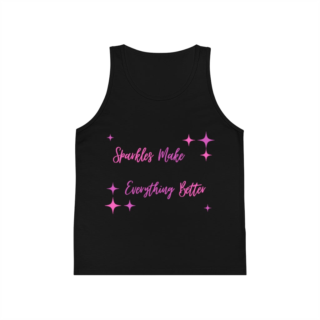 Sparkles Make Everything Better Kid's Tank Top